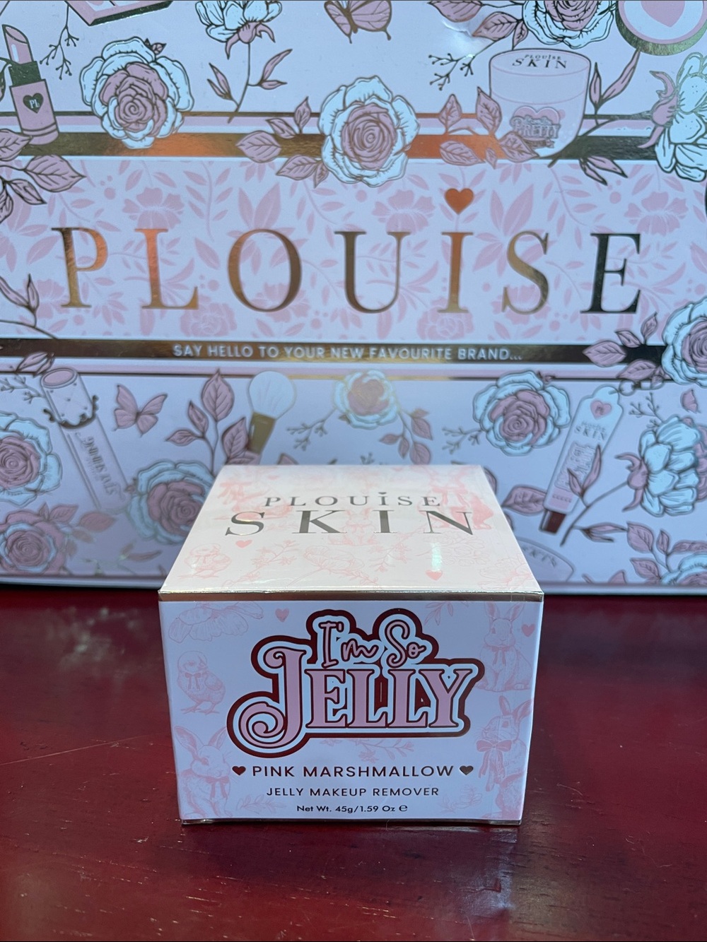 NEW SEALED P.Louise I’m So Jelly Pink Marshmallow Makeup Remover